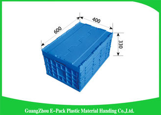 65L Packaging Collapsible Plastic Containers Recyclable Space Saving 600 * 400 * 105mm