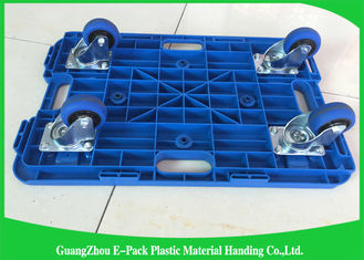 Recyclable Plastic Moving Dolly Stackable Convenience Transport For Logistics