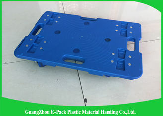 Industrial Big Load Capacity Plastic Dolly Cart , Recyclable Moving Equipment Dolly