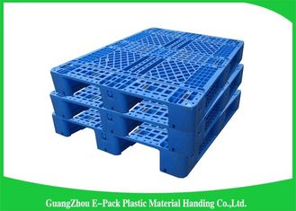 Blue Recyclable Transport industrial Plastic Pallets 4-Way Entry Type