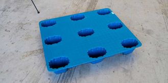 9 Feet Impact-Resistance Nesting 1100*900 mm Blow Molding Plastic Pallets