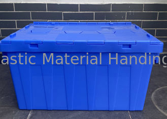 Recycable Logistics Stack Plastic Attached Lid Containers
