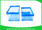 Virgin PP Collapsible Plastic Storage Boxes With Lids  , Foldable Plastic Container Waterproof