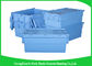Warehouse Plastic Attached Lid Containers Transport Packaging Environmental Protection