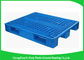 Blue Recyclable Transport industrial Plastic Pallets 4-Way Entry Type