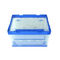 Sides Open 100% Virgin PP Plastic Collapsible Storage Crate For Garment