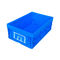 Stable Blue Collapsible Plastic Containers / Folding Plastic Crates