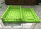 Polyethylene Fruit And Vegetable Plastic Crates For Shipping Color Custom