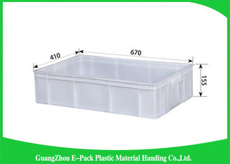 Rectangle Folding Large Plastic Storage Boxes , Big Plastic Containers Eco - Friendly