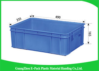 Plastic Storage Crates For Packaging , Leakproof Large Plastic Storage Boxes
