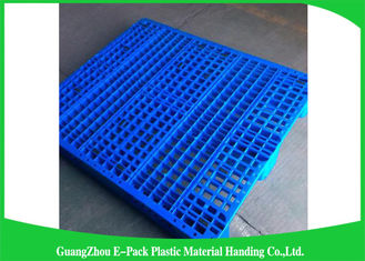 Single Faced Plastic Euro Pallets Virgin HDPE Ventilated For Warehouse