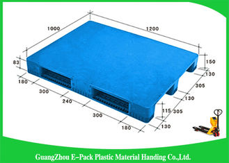 Standard Size Stackable Plastic Pallets , Double Faced Heavy Duty Pallets High Load