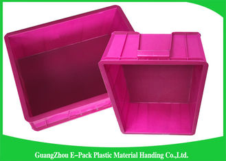 Mini Load Euro Containers With Lids , Standard Plastic Stacking Boxes PP Materials