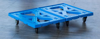 Two Totes Loading Plastic Moving Dolly 4 Inches PU Casters More Function