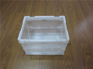 Smooth Inside Portable Collapsible Plastic Containers Handling Material