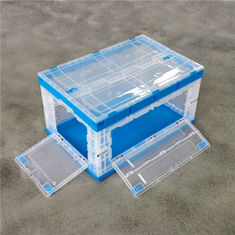 Collapsible Foldable Plastic Box , Plastic Storage Containers Easy Taking