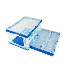 Folded Plastic Collapsible Containers Supply Chain Boxes Color Customized