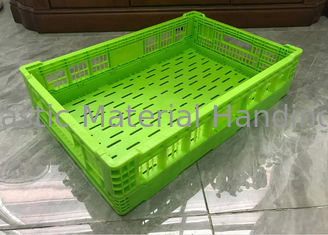 OEM Mesh Structure Fruit And Vegetable Plastic Crates For Distribution