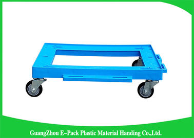 Foldable Antistatic Plastic Moving Dolly Transport Turnover For Industrial