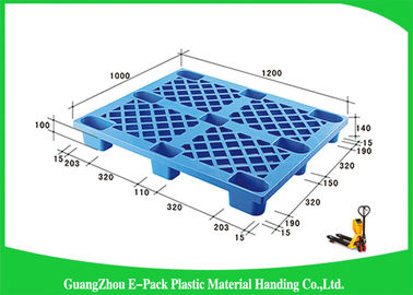 1200*1000mm Export Blue Economical Nestable Plastic Pallets Easy Stacking Long Service Life