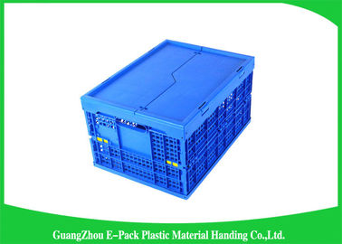 Mesh Folding Storage Crates , Household Collapsible Plastic Storage Bins PP Materials