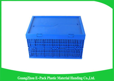 Mesh Folding Storage Crates , Household Collapsible Plastic Storage Bins PP Materials