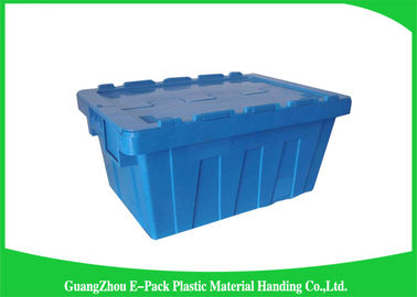 Euro Storage Plastic Attached Lid Containers Rentable Moving For Transportation And Logistics