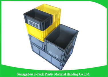 45 Litre Euro Plastic Storage Boxes , Industrial Storage Bins Light Weight PP