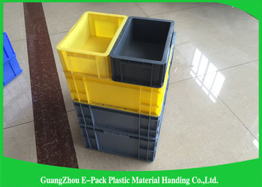 Customized Large Plastic Storage Containers , Warehouse Stackable Plastic Boxes