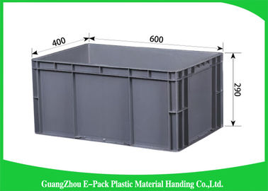 Customized Large Plastic Storage Containers , Warehouse Stackable Plastic Boxes