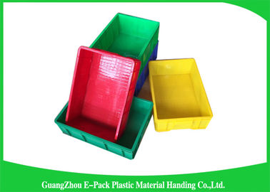 Logistics Packaging Plastic Storage Trays Recycle Stackable  For Warehousing