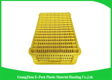 Industrial Plastic Storage Containers , Agriculture Solid Plastic Milk Crates