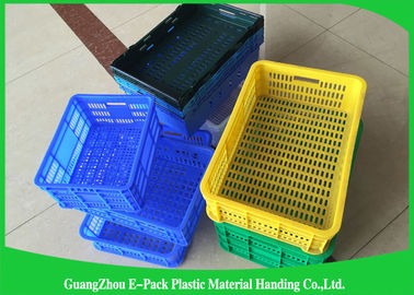 Health Mesh Plastic Food Crates Food Grade Convenience Stores Easy Stacking
