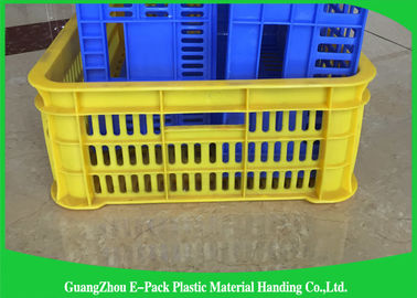 Health Mesh Plastic Food Crates Food Grade Convenience Stores Easy Stacking