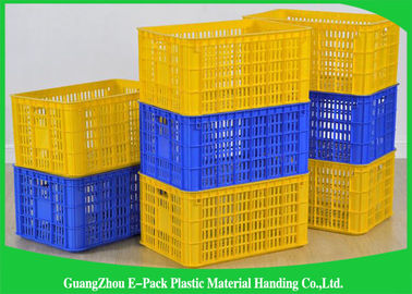 Environmental Protection Plastic Food Crates For Transportation And Logistics HDPE