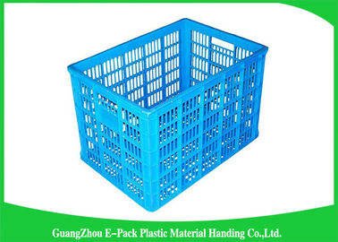 Large Vented Economic Plastic Food Crates Recyclable For Agriculture 670 * 480 * 420mm
