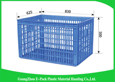 Environmental Protection Plastic Food Crates For Transportation And Logistics HDPE
