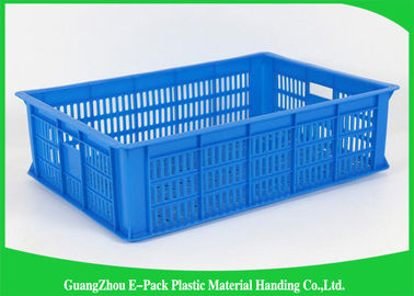 Mesh Plastic Food Crates Moving Storage Environmental Protection For Supermarkets
