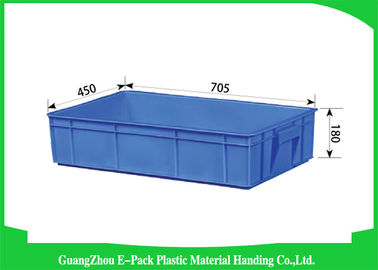 Rentable Moving Plastic Stackable Containers Food Grade 705 * 450 * 180mm