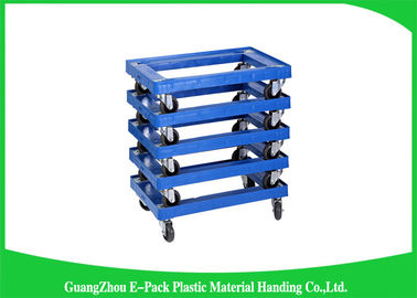 4 Wheels Heavy DutyPlastic Moving Dolly Big Capacity Long Service Life 612 * 412 * 145mm