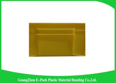 Agriculture Stackable Plastic Storage Containers , Durable Euro Stacking Boxes 610 * 420 * 150mm