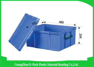Logistics Virgin PP Stackable Plastic Containers , Standard Industrial Storage Bins