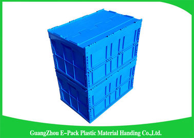 Solid Collapsible Storage Crate Moving Storage , Foldable Plastic Box Eco-Friendly