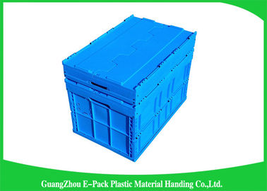 65L Packaging Collapsible Plastic Containers Recyclable Space Saving 600 * 400 * 105mm