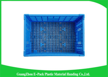 Virgin PP Black Plastic Storage Boxes , Recyclable Collapsible Plastic Containers