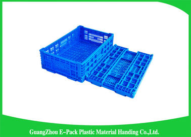 Light Weight Plastic Folding Storage Boxes , Collapsible Plastic Storage Crates
