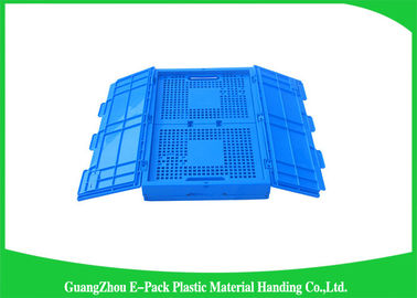 Light Weight Plastic Folding Storage Boxes , Collapsible Plastic Storage Crates