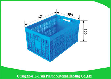 Food Grade Folding Plastic Crates Environmental Protection  600*400*320mm