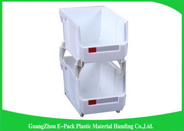 Top Plastic Solid Warehouse Storage Bins Space Saving Long Service Life PE
