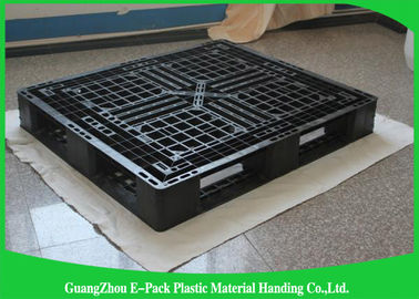 1200 * 1000mm Lightweight Plastic Pallets , Single Solid Deck Stackable Plastic Pallets